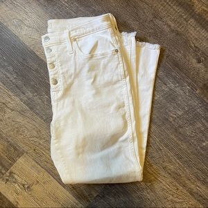 Madewell White Denim Pants